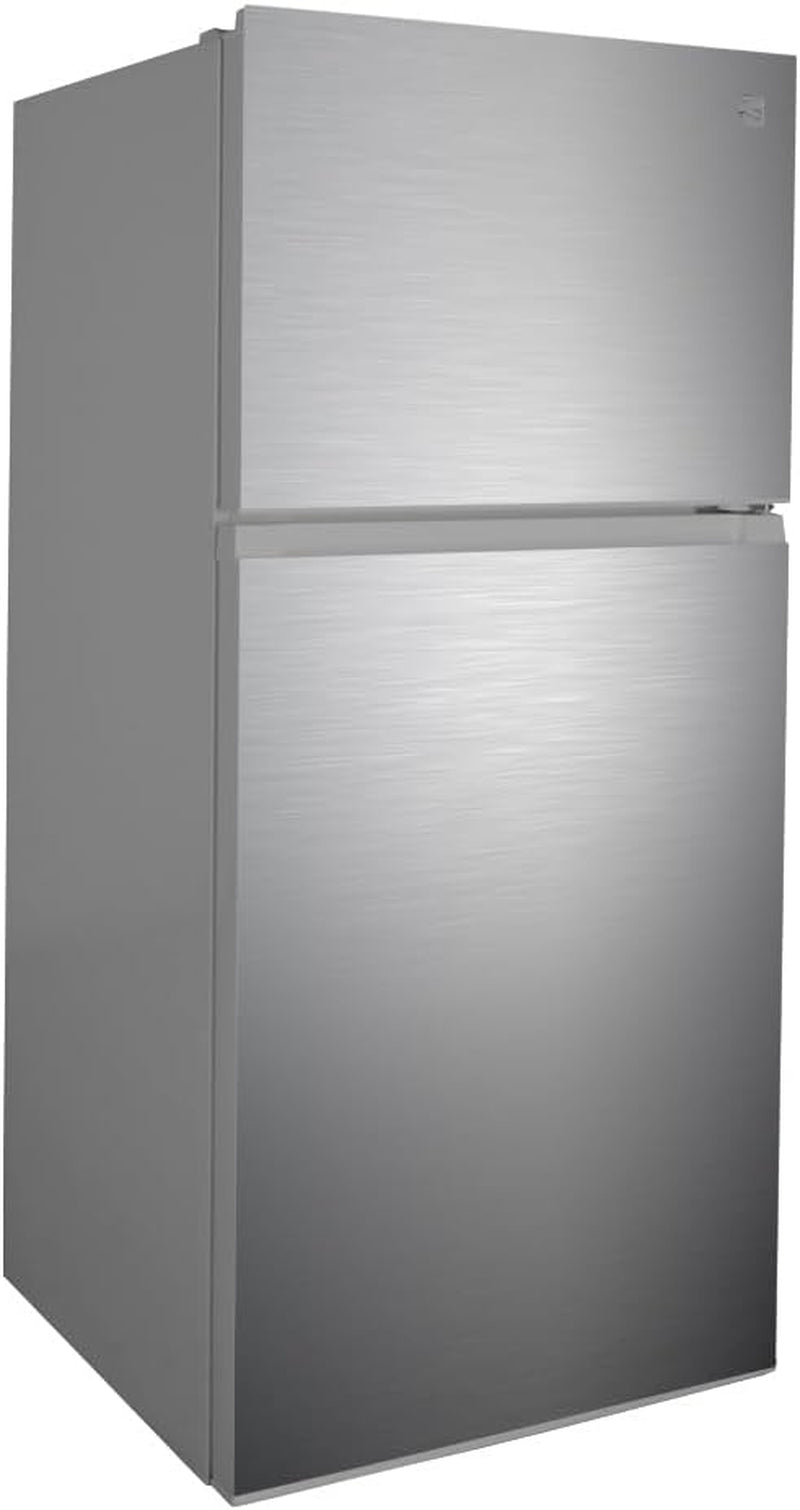 30 In. 18.2 Cu. Ft. Capacity Refrigerator/Freezer with Adjustable Glass Shelving, Humidity Control Crispers, Gallon Door Bins, ENERGY STAR Certified, Fingerprint Resistant Stainless Steel