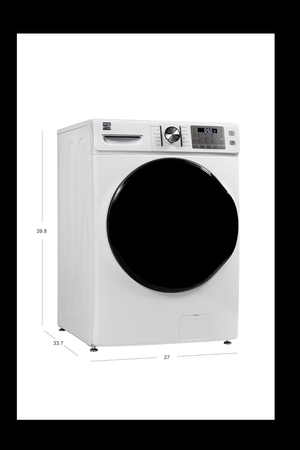 4.5 Cu. Ft. Front Load Washer with Stain Removing Steam Treatment - Sanitize Cycle - Reduce Laundry Time with Accela Wash - LED - ENERGY STAR Certified - White