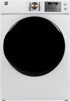 8.0 Cu. Ft. Front Load Gas Dryer - Wrinkle Guard with Accela Steam to Reduce Static and Odors - Sanitize & Smart Sensor Drying - LED - White