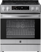 22-96833 5.6 Cu. Ft. Front-Control 5 Element Electric Range Stove with Triple and Dual Ring Elements, Steam Clean Oven, Precision Set Controls