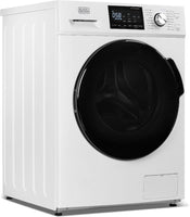 Front Load Washer, 2.7 Cu. Ft. Compact Washing Machine with LED Display & 16 Cycles