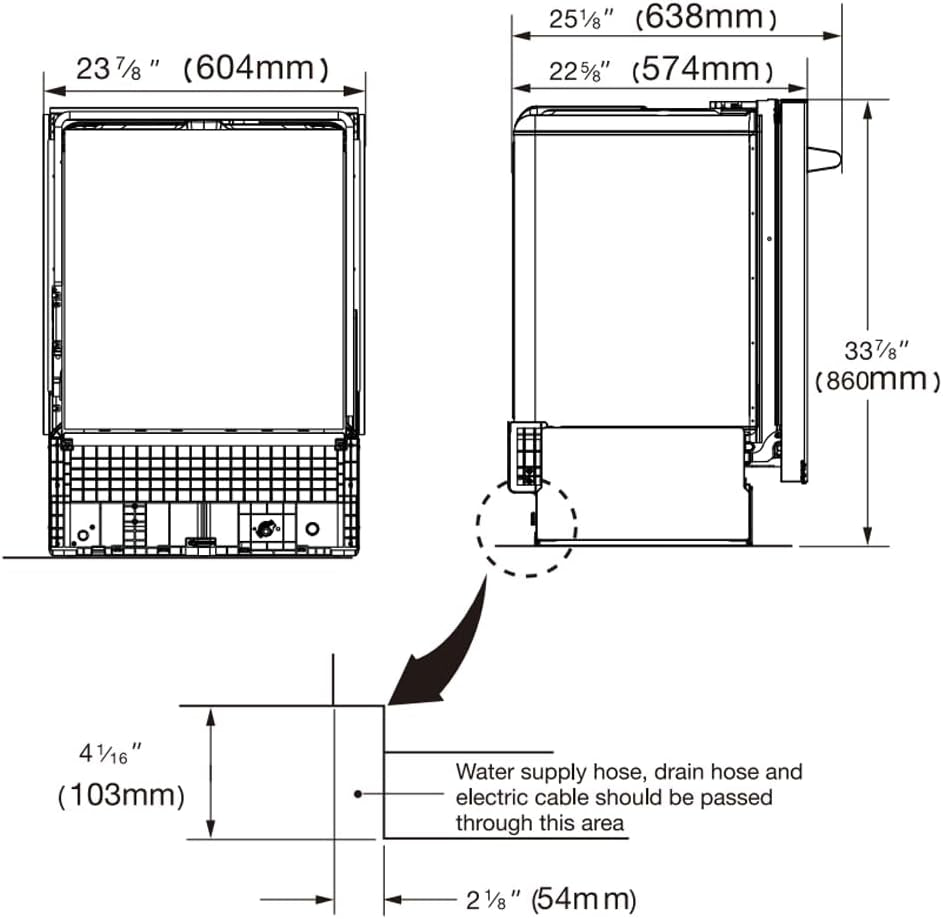 Large Capacity 24 Inch Top Control Built-In Dishwasher with Third Rack – ENERGY STAR Certified, 47-Dba Ultra-Quiet, Stainless Steel (Stainless Steel)