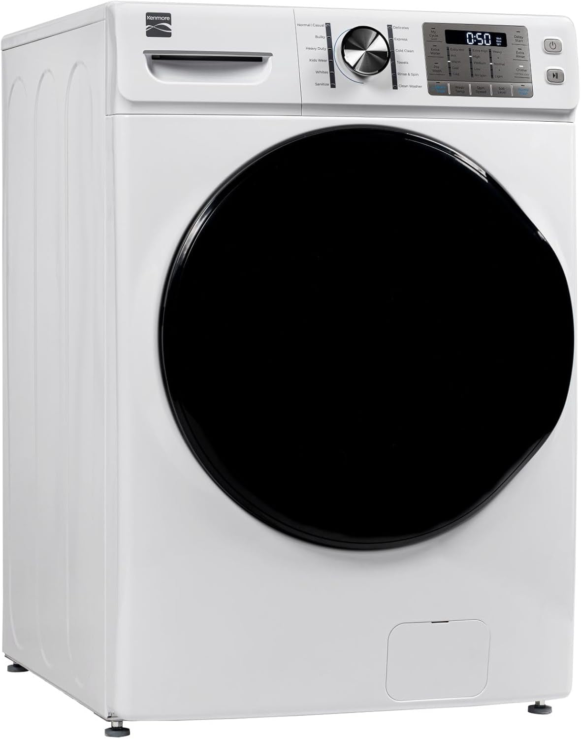 4.5 Cu. Ft. Front Load Washer with Stain Removing Steam Treatment - Sanitize Cycle - Reduce Laundry Time with Accela Wash - LED - ENERGY STAR Certified - White