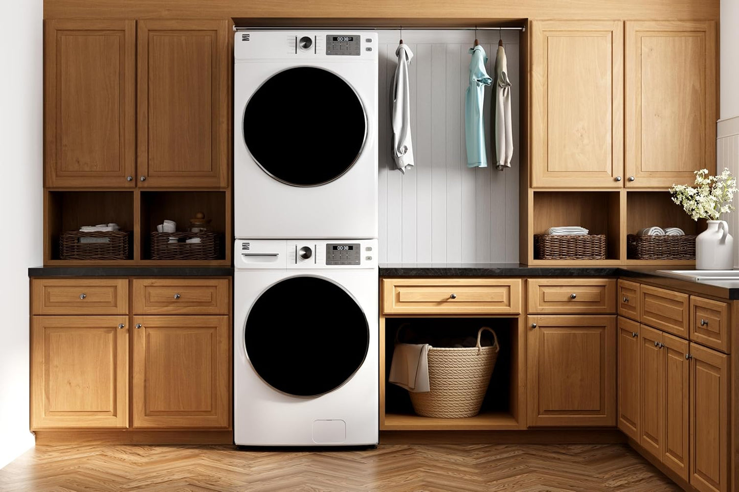 4.5 Cu. Ft. Front Load Washer with Stain Removing Steam Treatment - Sanitize Cycle - Reduce Laundry Time with Accela Wash - LED - ENERGY STAR Certified - White