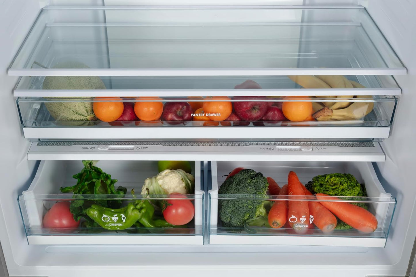 46-75515 Counter-Depth French Door Refrigerator/Freezer with Fingerprint-Resistant Stainless Steel, Ice Maker, Quiet and Energy Efficient Inverter Compressor, 36 Inch