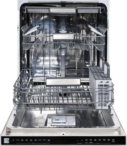 24" Built-In Stainless Steel Tub Dishwasher with Easyflex 3Rd Rack, Smartwash, Ultrawash Plus, Turbodry, Adjustable Rack, Energy Star Certified, Fingerprint Resistant Stainless Steel