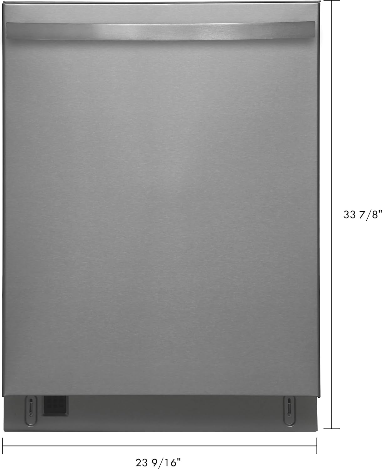 24" Built-In Stainless Steel Tub Dishwasher with Easyflex 3Rd Rack, Smartwash, Ultrawash Plus, Turbodry, Adjustable Rack, Energy Star Certified, Fingerprint Resistant Stainless Steel