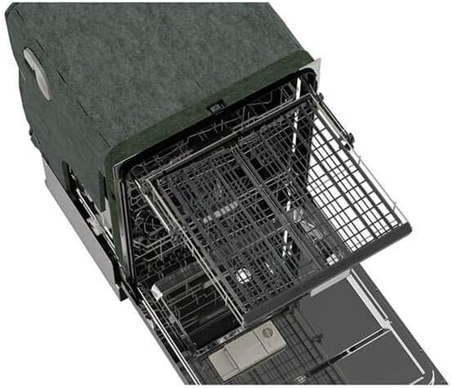 SDW6757ES Slide-In Dishwasher, Stainless Steel Finish, 24" Wide, Soil Sensors, Premium White LED Interior Lighting, Smooth Glide Rails, Heated Dry Option, Responsive Wash Cycles, Power Wash Zone