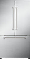 Gordon Ramsay 36 Inch 20.3 Cu Ft French Door Counter Depth Refrigerator with Ice Maker in Stainless Steel