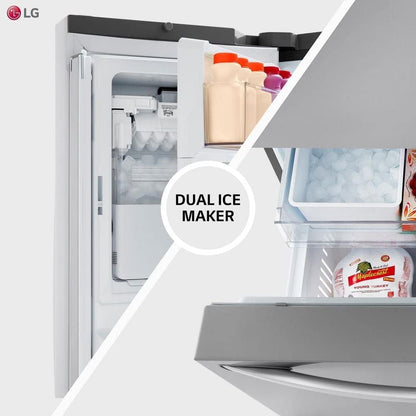 LRFLC2706S 27 Cu. Ft. French Door Smart Refrigerator in Stainless Steel