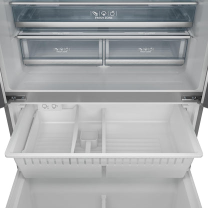 Gordon Ramsay 36 Inch 20.3 Cu Ft French Door Counter Depth Refrigerator with Ice Maker in Stainless Steel