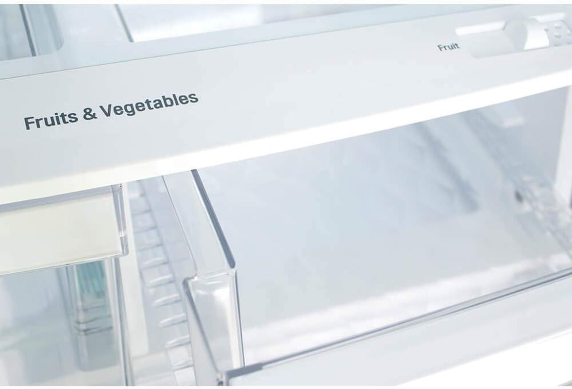 LFDS22520S French Door Bottom Freezer Refrigerator with Water Dispenser - 29.8 in Width, 35.5 in Depth, 68.5 in Height, 21.8 Cu. Ft, Stainless Steel