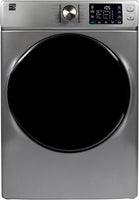 2682273 Front Load Electric Dryer with Steam, Wrinkle Guard, Energy Saver, Smart Sensor Drying System, 8.0 Cu. Ft. Total Capacity, Metallic Silver
