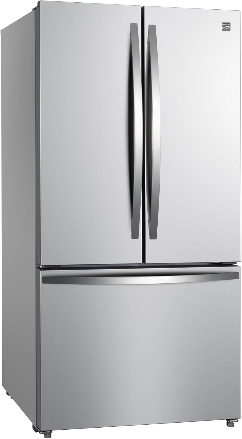 46-75515 Counter-Depth French Door Refrigerator/Freezer with Fingerprint-Resistant Stainless Steel, Ice Maker, Quiet and Energy Efficient Inverter Compressor, 36 Inch