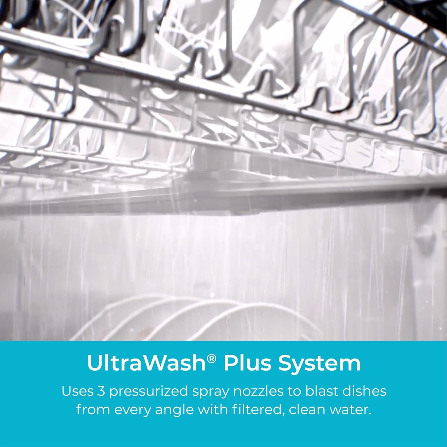 22-14625 24" Built-In Dishwasher-Quiet Tub with Turbodry, Leak, & Smartwash Soil Detection-Energy Star Certified, 24.61"D X 23.55"W X 33.88"H, Fingerprint Resistant Stainless Steel
