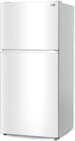 20.1 Cu. Ft. Top Mount Refrigerator with Ice Maker, 2-Door Refrigerator with Top Freezer, Freezer with Icemaker and Adjustable Temperature Control, ENERGY STAR, BR2010JIMW, White