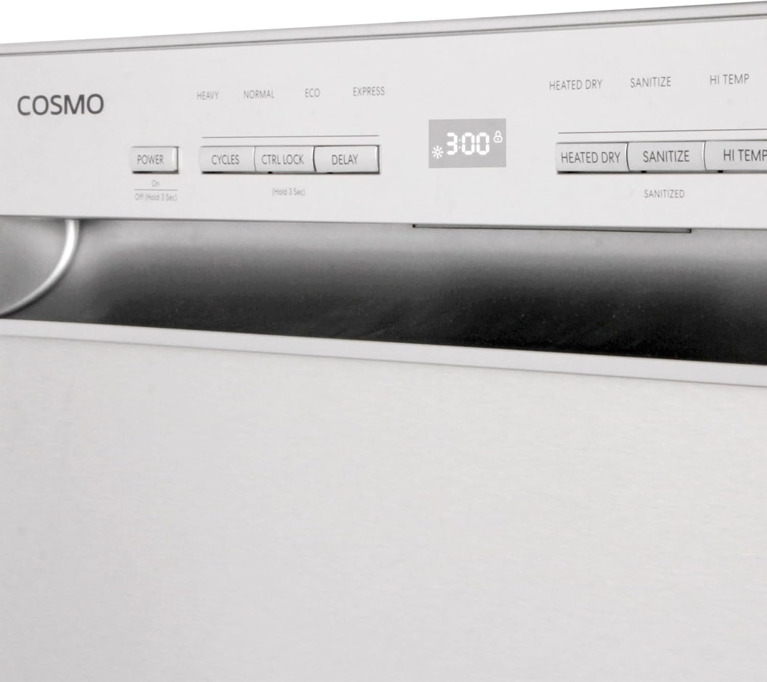 COS-DWD24FBR 24 In. Front Control Built-In Tall Tub Dishwasher in Fingerprint Resistant Stainless Steel