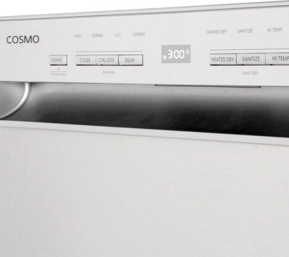 COS-DWD24FBR 24 In. Front Control Built-In Tall Tub Dishwasher in Fingerprint Resistant Stainless Steel