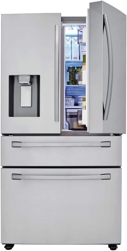 RF28R7201SR 28 Cu. Ft. Stainless 4-Door French Door Refrigerator