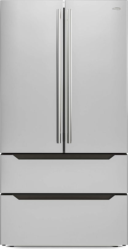  22.5 Cu. Ft, Stainless-Steel Fridge, Silver