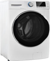 Washing Machine Front Load Washer Machine Large Laundry Machine 4.5 Cu. Ft Lavadoras Portatiles Para Apartamentos 12 Washing Cycles Super Speed Quick Commercial Washing Clothes Steam Refresh White