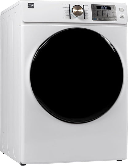 8.0 Cu. Ft. Front Load Gas Dryer - Wrinkle Guard with Accela Steam to Reduce Static and Odors - Sanitize & Smart Sensor Drying - LED - White