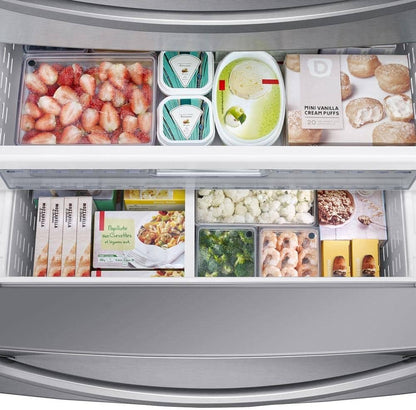 RF28R7201SR 28 Cu. Ft. Stainless 4-Door French Door Refrigerator