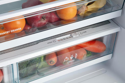 46-75515 Counter-Depth French Door Refrigerator/Freezer with Fingerprint-Resistant Stainless Steel, Ice Maker, Quiet and Energy Efficient Inverter Compressor, 36 Inch
