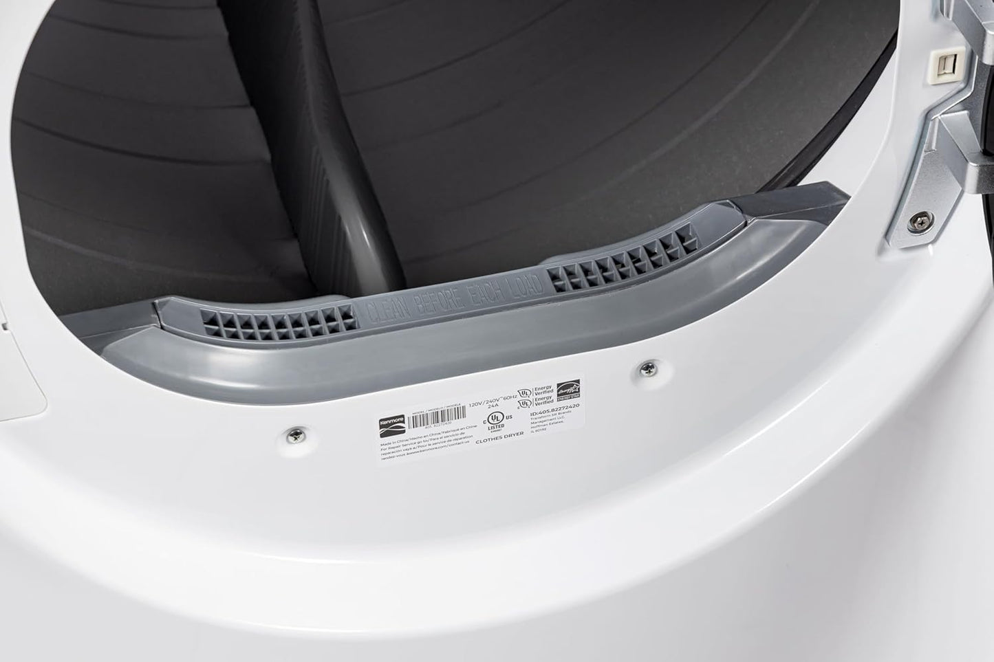8.0 Cu. Ft. Front Load Gas Dryer - Wrinkle Guard with Accela Steam to Reduce Static and Odors - Sanitize & Smart Sensor Drying - LED - White