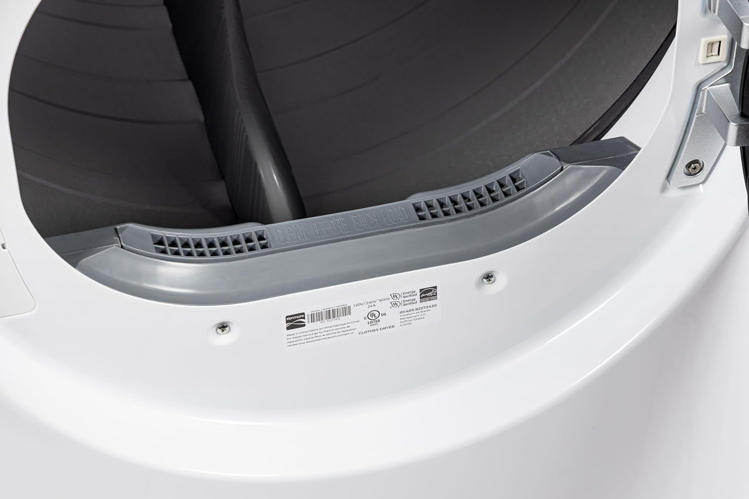 8.0 Cu. Ft. Front Load Gas Dryer - Wrinkle Guard with Accela Steam to Reduce Static and Odors - Sanitize & Smart Sensor Drying - LED - White