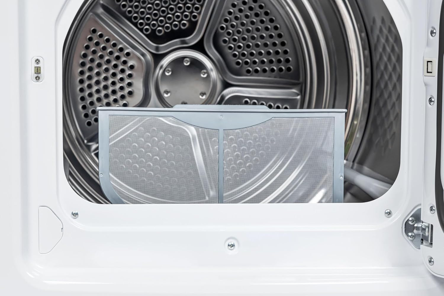 7.0 Cu. Ft. Front Load Gas Dryer-With Guard to Reduce Wrinkles & Static-Sanitize and Smart Sensor Drying-Led, White