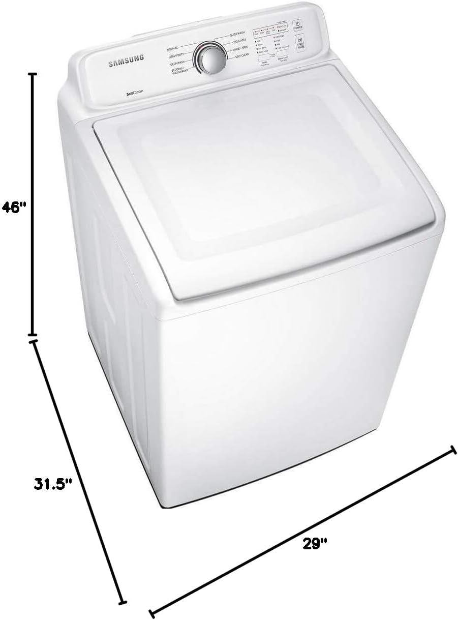 WA45T3200AW 4.5 Cu. Ft. Top Load Washer with Vibration Reduction Technology+ in White