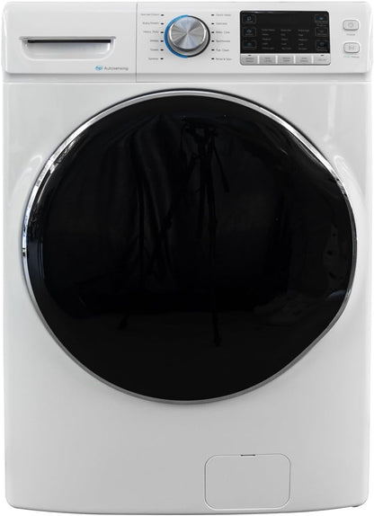 Front Load Washing Machine 4.5 Cu. Ft Washer Machine 27IN Large Capacity 12 Washing Cycles Super Speed Clothes Washing Lavadora for Apartment RV, Steam Refresh