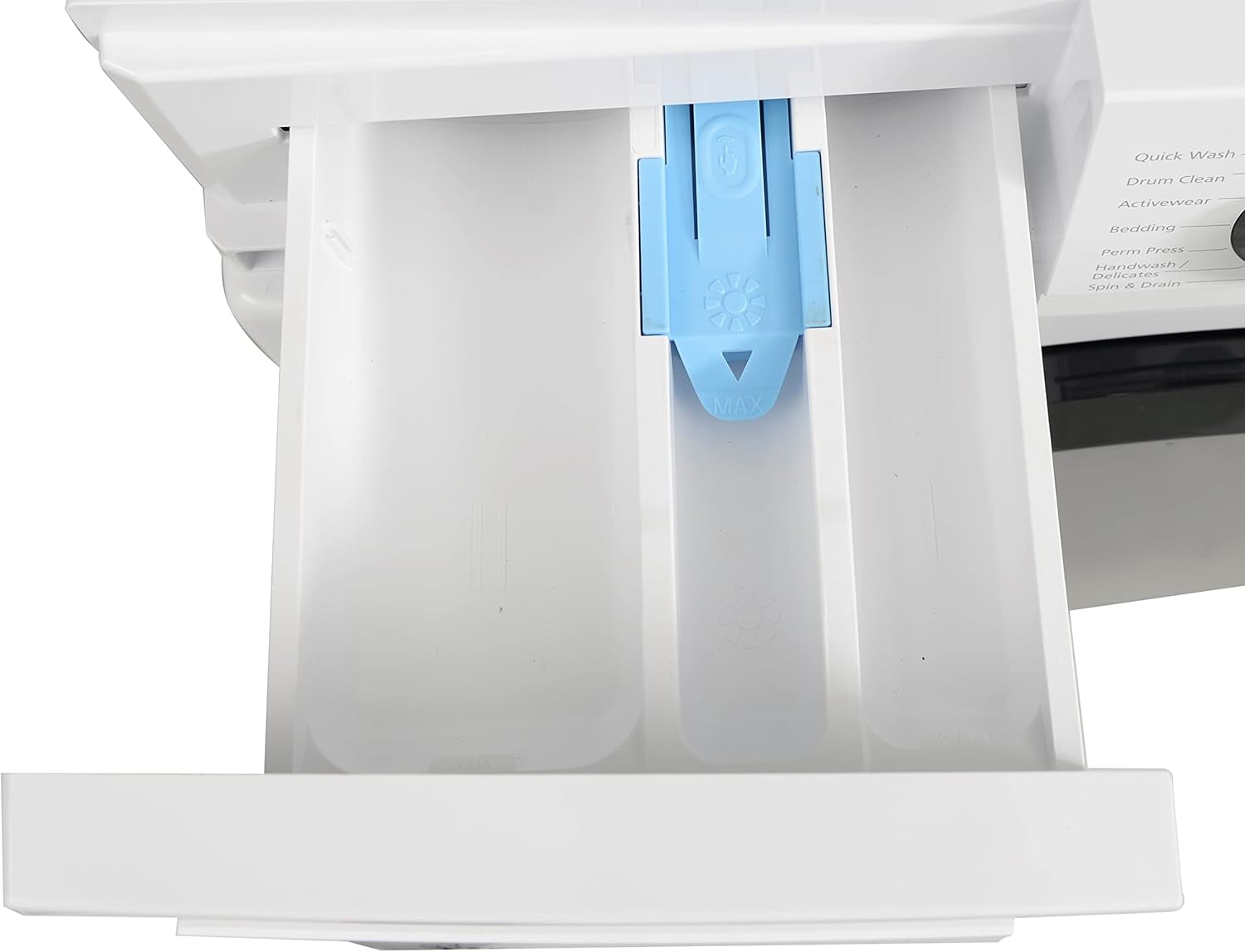 HBFW3205 Fullsize Washer-Led Digital Display Panel-5 Wash Cycles-Front Load Design-2.2 Cu Ft, 24 Inch Wide, White