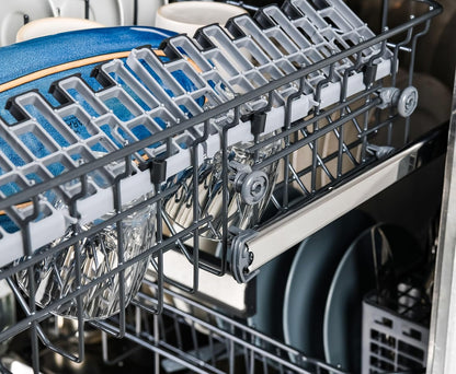 24" Built-In Stainless Steel Tub Dishwasher with Easyflex 3Rd Rack, Smartwash, Ultrawash Plus, Turbodry, Adjustable Rack, Energy Star Certified, Fingerprint Resistant Stainless Steel