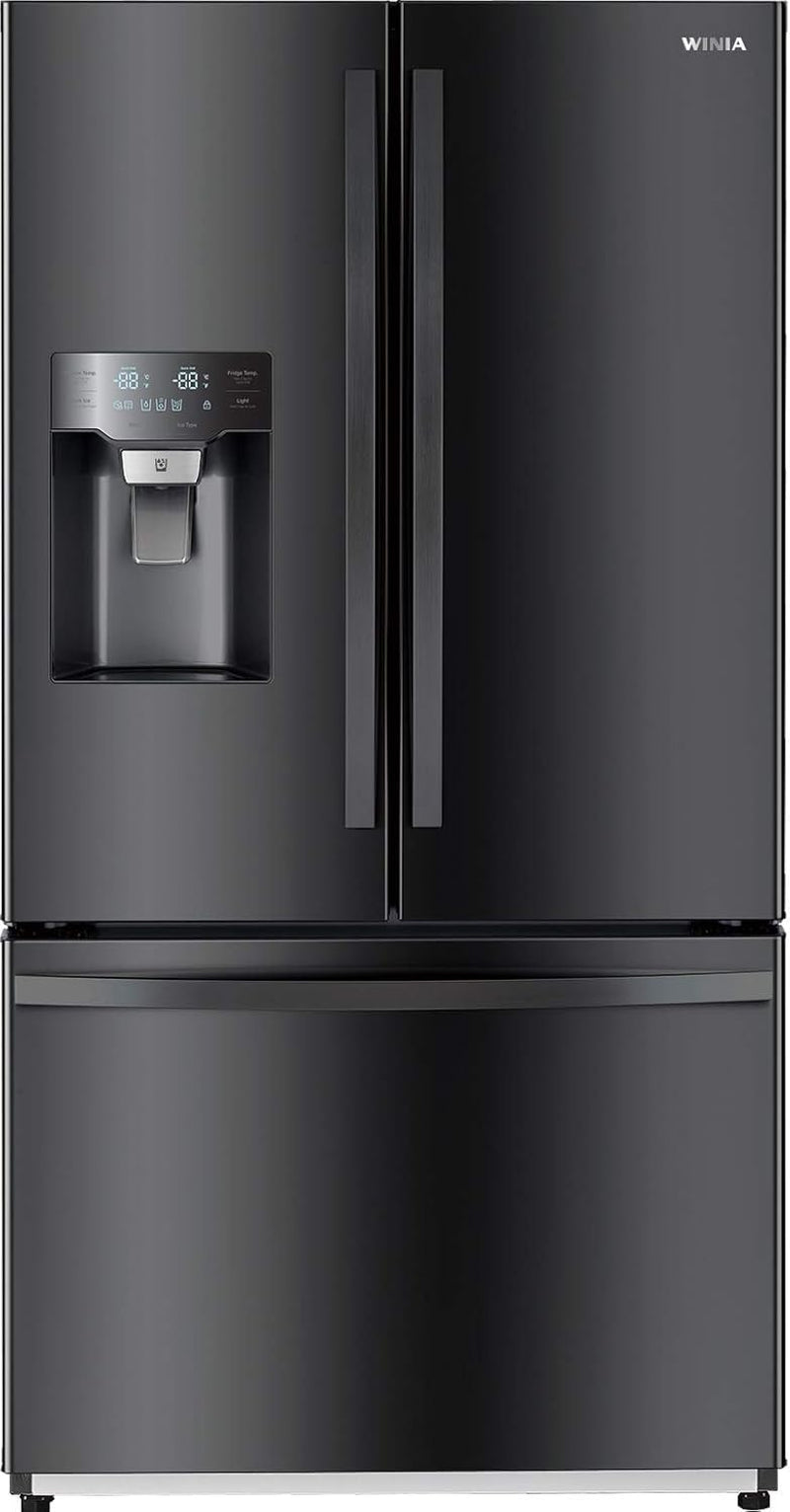 WRFS26SUJE 25.5 Cu. Ft. French Door Dispenser Refrigerator with a Dual Ice Maker - Black Stainless Steel