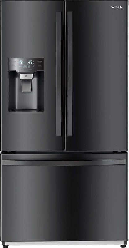 WRFS26SUJE 25.5 Cu. Ft. French Door Dispenser Refrigerator with a Dual Ice Maker - Black Stainless Steel