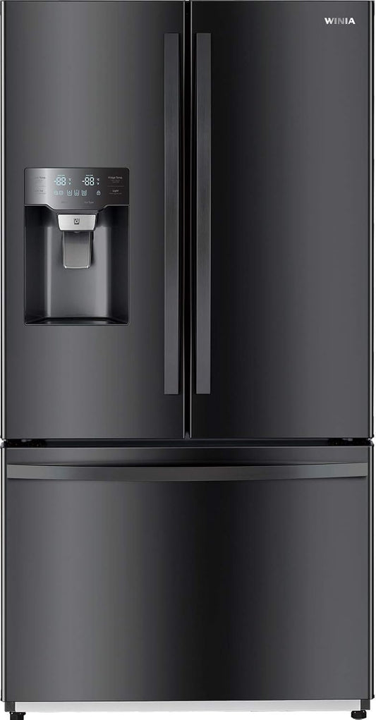 WRFS26SUJE 25.5 Cu. Ft. French Door Dispenser Refrigerator with a Dual Ice Maker - Black Stainless Steel