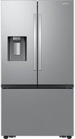 36" 3-Door Fridge with Ice/Water Dispenser and Freezer Ice Maker