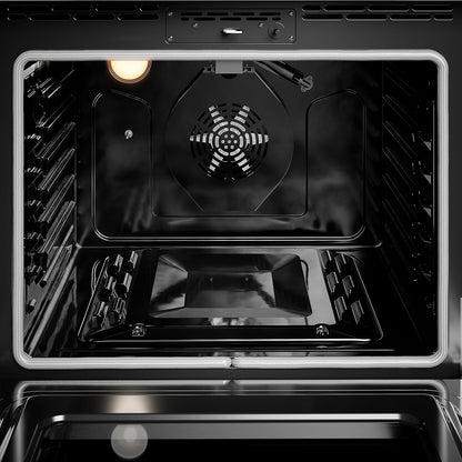 Front Control Gas Range Oven with 5 Cooktop Burners, True Convection, Steam and Self Clean, Freestanding Stainless Steel Stove and Oven, 4.8 Cu. Ft. Capacity