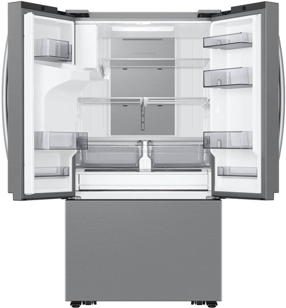 36" 3-Door Fridge with Ice/Water Dispenser and Freezer Ice Maker