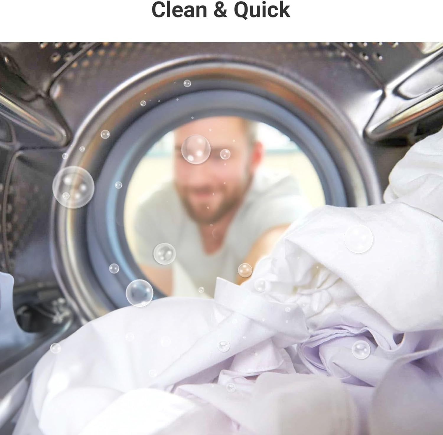 Front Load Washing Machine 4.5 Cu. Ft Washer Machine 27IN Large Capacity 12 Washing Cycles Super Speed Clothes Washing Lavadora for Apartment RV, Steam Refresh