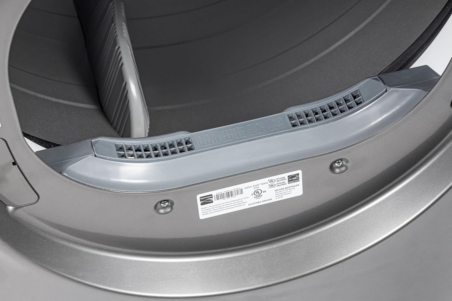 8.0 Cu. Ft. Front Load Gas Dryer - Wrinkle Guard with Accela Steam to Reduce Static and Odors - Sanitize & Smart Sensor Drying - LED - Metallic Silver