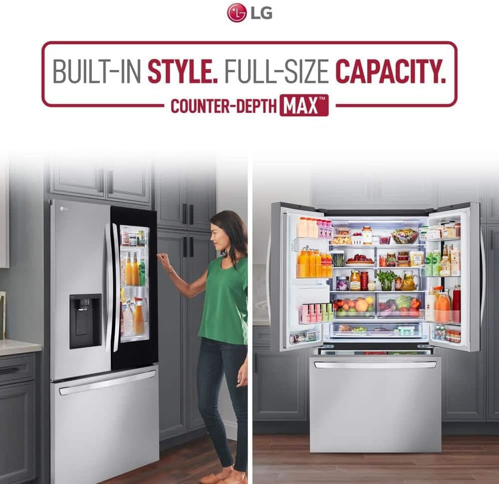 LRFLC2706S 27 Cu. Ft. French Door Smart Refrigerator in Stainless Steel