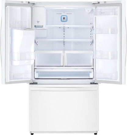 75032 25.5 Cu. Ft. French Door Refrigerator, White