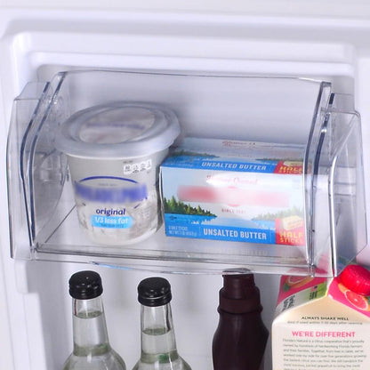 33 In. 20.4 Cu. Ft Capacity Refrigerator/Freezer with Full-Width Adjustable Glass Shelving, Humidity Control Crispers, Ice Maker, ENERGY STAR Certified, Fingerprint Resistant Stainless Steel