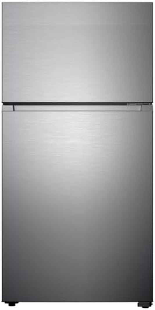 30 In. 18.2 Cu. Ft. Capacity Refrigerator/Freezer with Adjustable Glass Shelving, Humidity Control Crispers, Gallon Door Bins, ENERGY STAR Certified, Fingerprint Resistant Stainless Steel