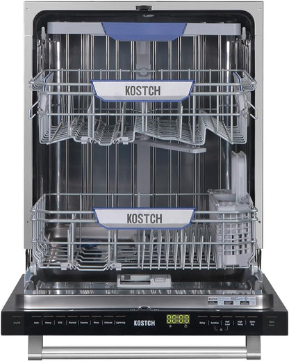 Large Capacity 24 Inch Top Control Built-In Dishwasher with Third Rack – ENERGY STAR Certified, 47-Dba Ultra-Quiet, Stainless Steel (Stainless Steel)