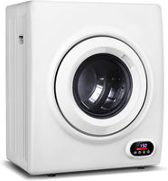 3.5 Cu.Ft Portable Clothes Dryer - 1500W Clothes Dryer with Stainless Steel Tub, Front Load Tumble, LCD Touch Panel - Compact Drying Unit for Laundry, Apartments, Dorms