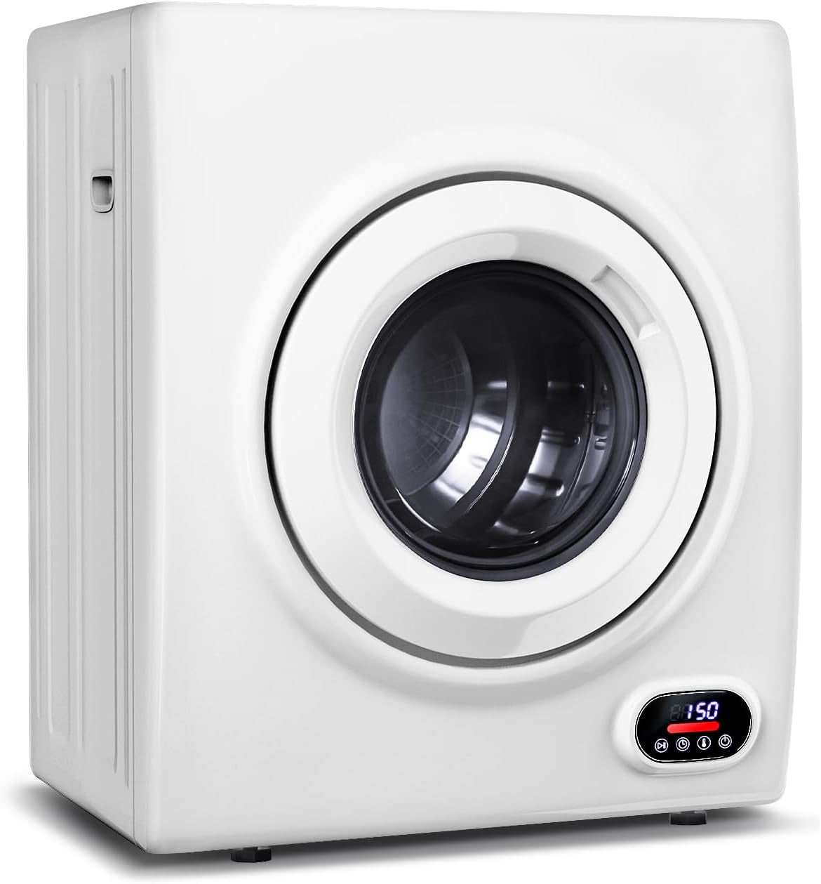 3.5 Cu.Ft Portable Clothes Dryer - 1500W Clothes Dryer with Stainless Steel Tub, Front Load Tumble, LCD Touch Panel - Compact Drying Unit for Laundry, Apartments, Dorms